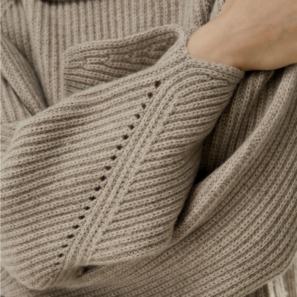 Lilysilk Oversized Merino Wool Sweate - Picture 9 of 12